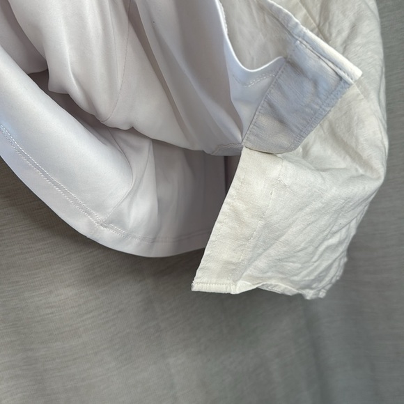 EXPRESS WHITE BUTTON MINI DRESS (S) - Picture 6 of 8